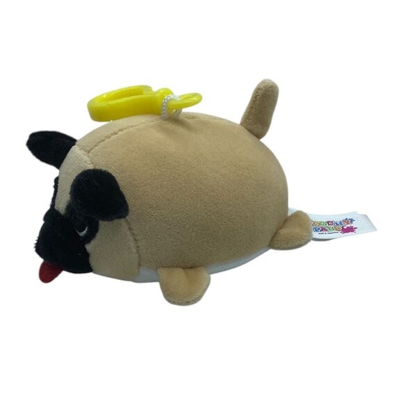 Smoochy Pals Puppy Dog Soft Plush Backpack Clip Keychain 4.5" Linzy - Picture 2 of 6